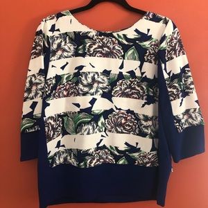 French Connection Bonita Spring Stripe Tunic Top